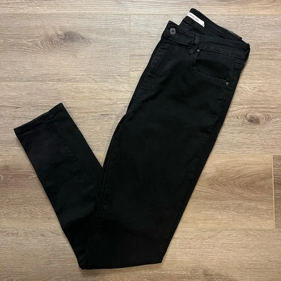 Women’s Levi’s 721 Skinny Jeans Black Jeans - Picture 1 of 5